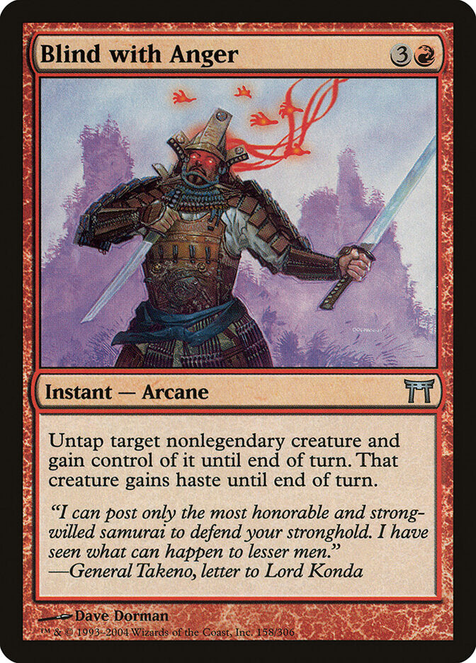 Blind with Anger (158) - Champions of Kamigawa (CHK)