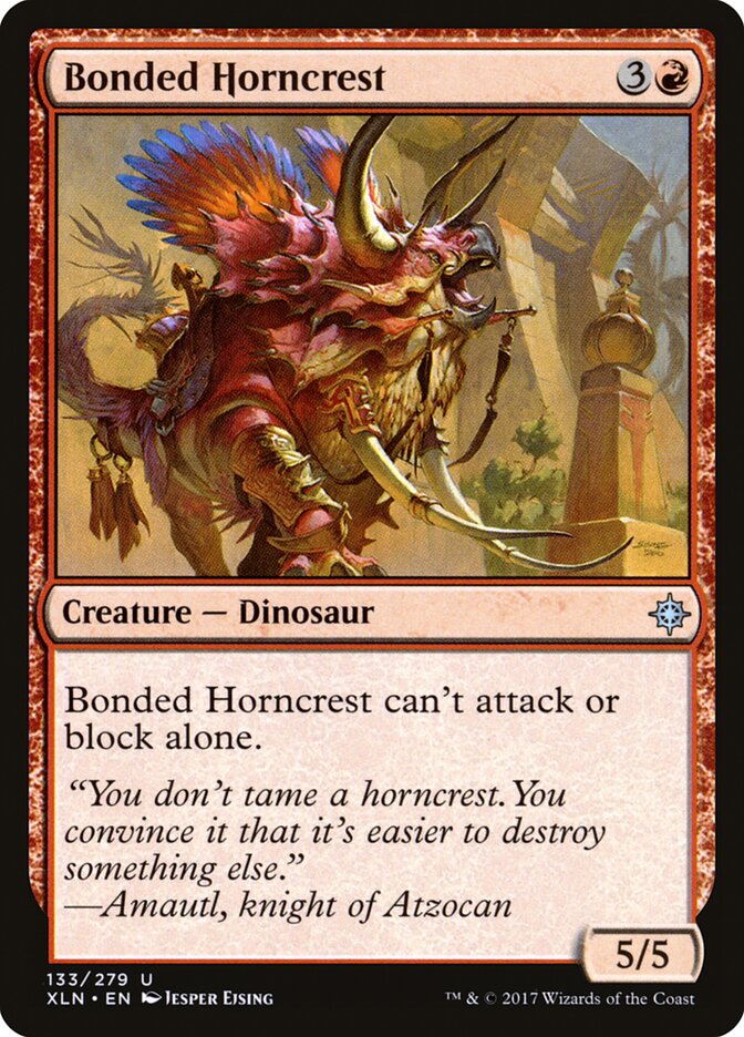 Bonded Horncrest (133) - Ixalan (XLN)