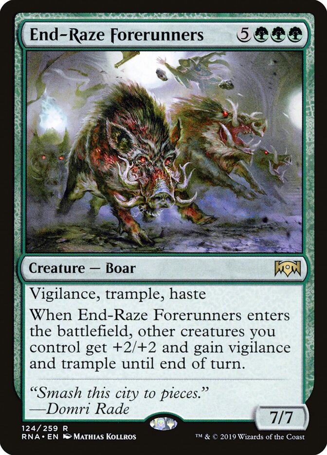 End-Raze Forerunners (124) - Ravnica Allegiance (RNA)