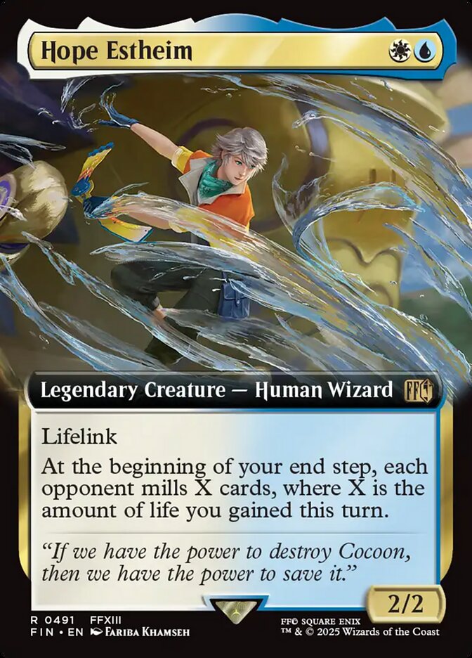 Hope Estheim (491) - [Foil, Extended Art] Final Fantasy (FIN)