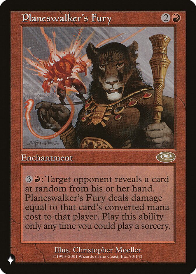 Planeswalker's Fury (PLS-70) - The List (PLST)