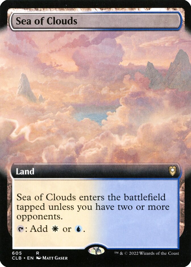 Sea of Clouds (605) - Commander Legends: Battle for Baldur's Gate (CLB)