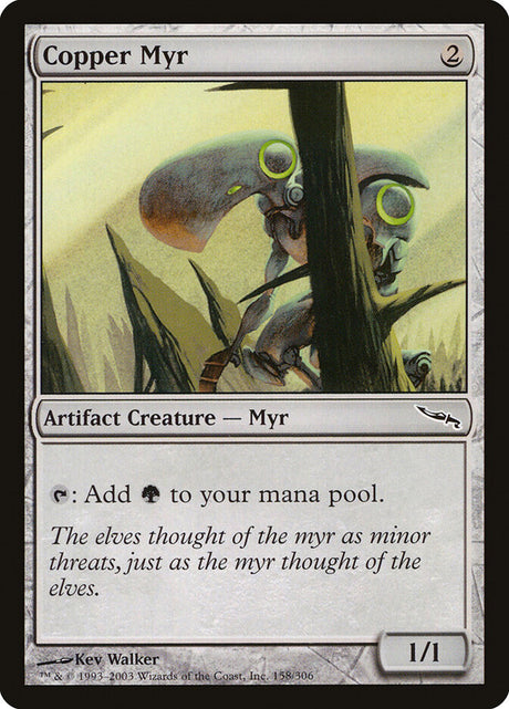Copper Myr (158) - Mirrodin (MRD)