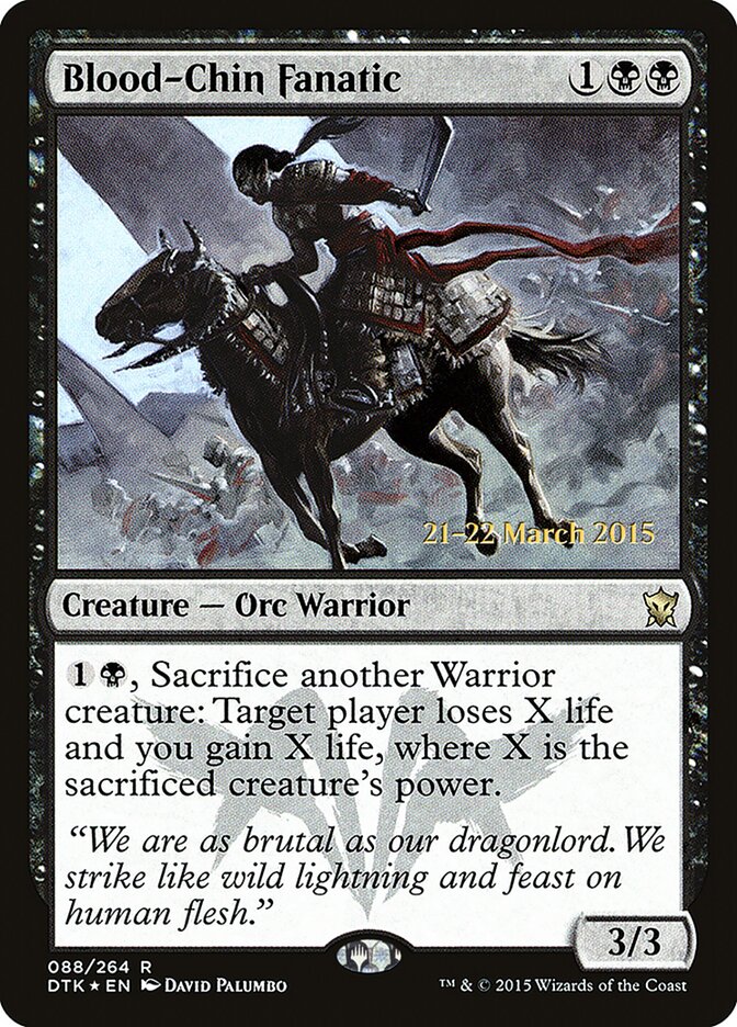 Blood-Chin Fanatic (88s) - Dragons of Tarkir Promos (PDTK)