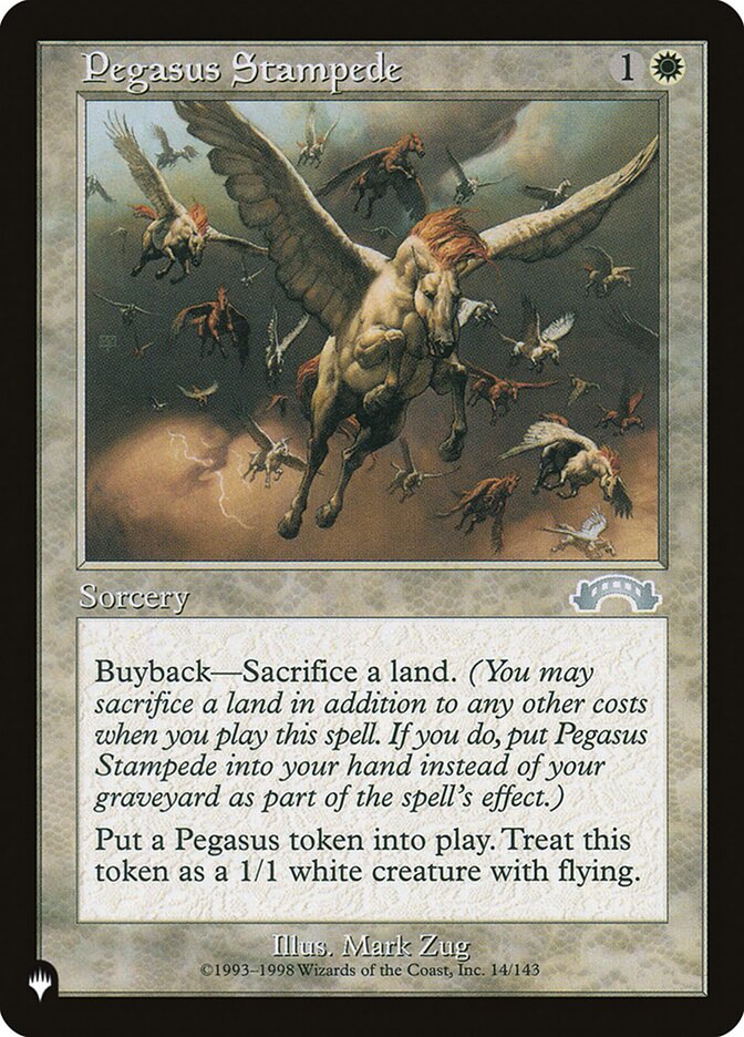Pegasus Stampede (EXO-14) - The List (PLST)