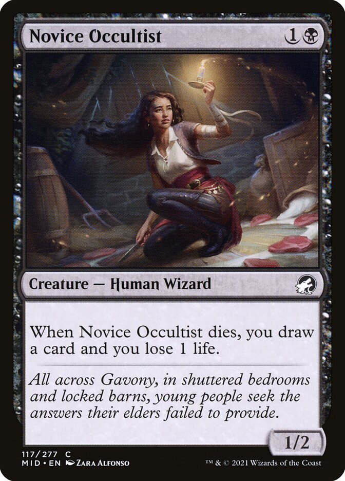 Novice Occultist (117) - Innistrad: Midnight Hunt (MID)