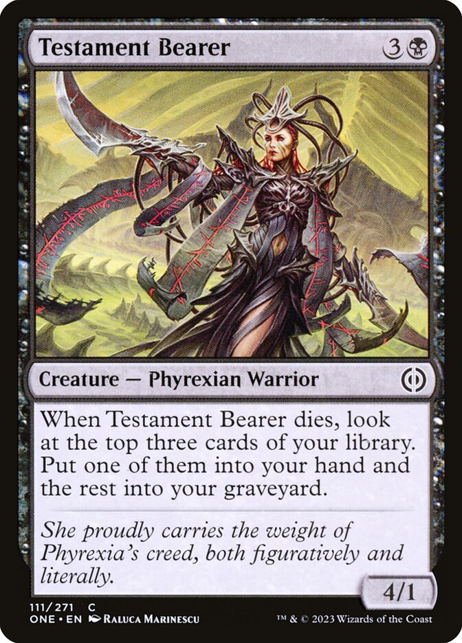 Testament Bearer (111) - Phyrexia: All Will Be One (ONE)