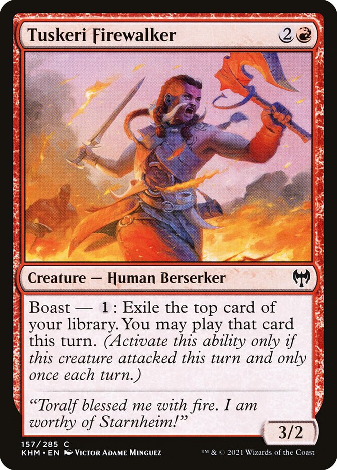 Tuskeri Firewalker (157) - Kaldheim (KHM)