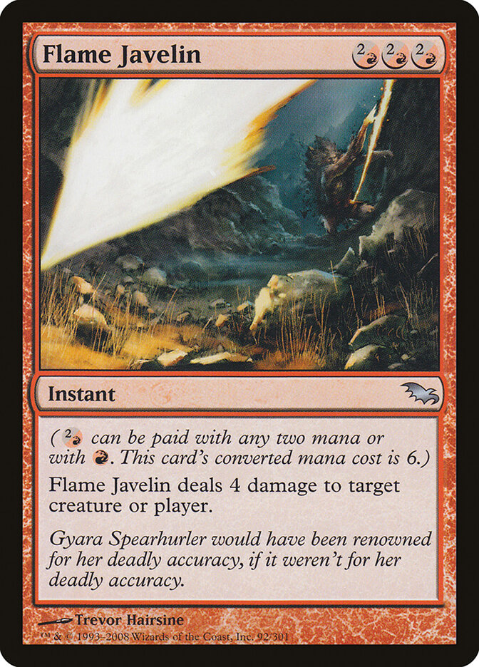Flame Javelin (92) - Shadowmoor (SHM)