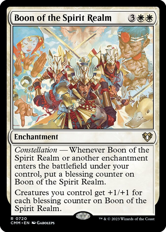Boon of the Spirit Realm (720) - Commander Masters (CMM)