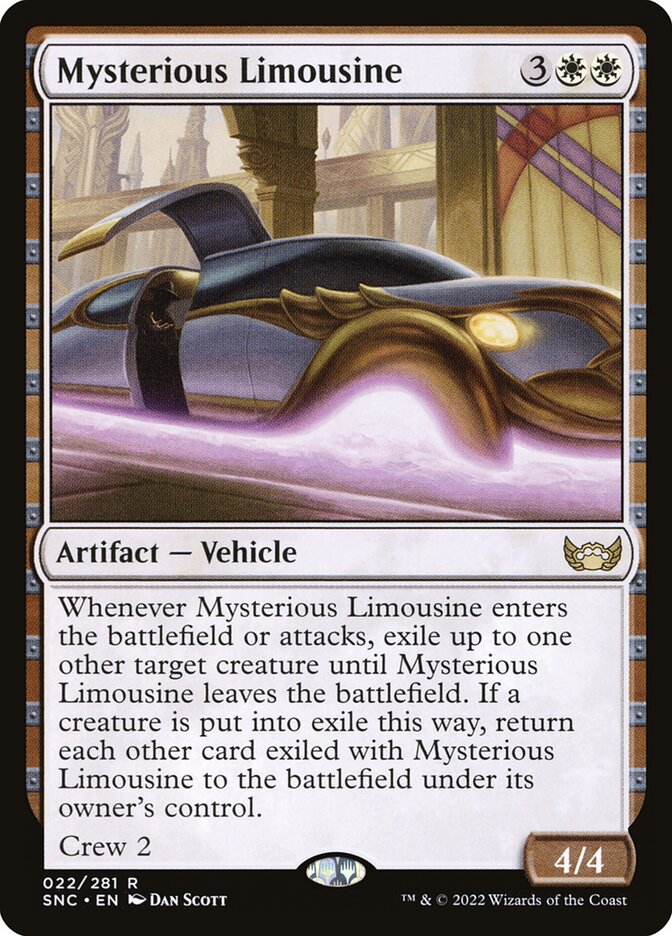 Mysterious Limousine (22) - Streets of New Capenna (SNC)