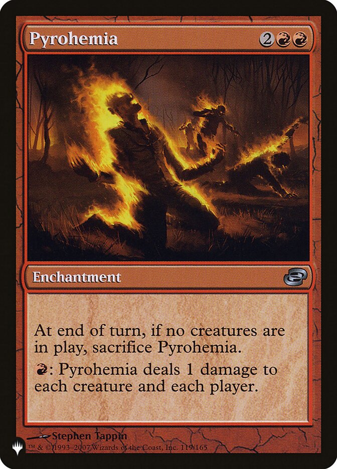 Pyrohemia (PLC-119) - The List (PLST)