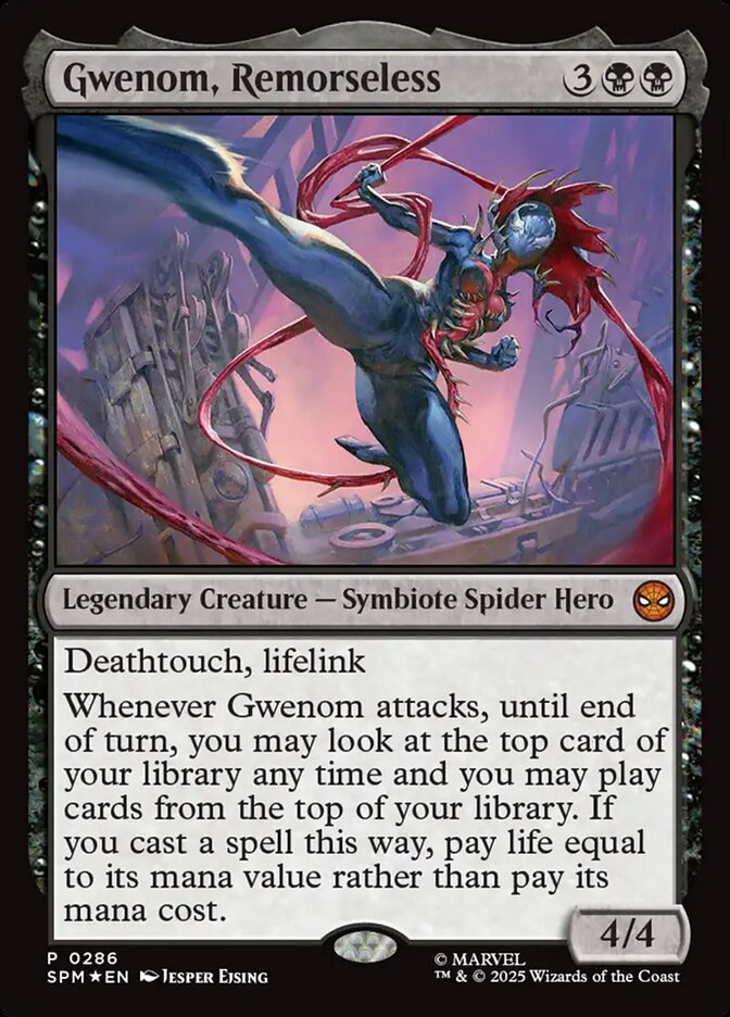 Gwenom, Remorseless (286) - [Foil, Promo] Marvel's Spider-Man (SPM)