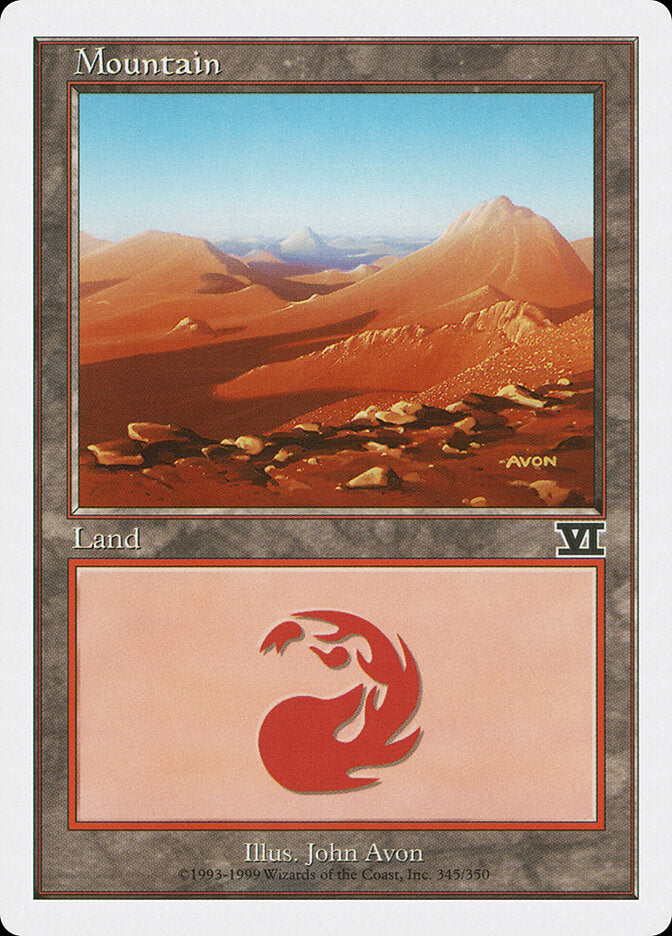 Mountain (345) - Classic Sixth Edition (6ED)