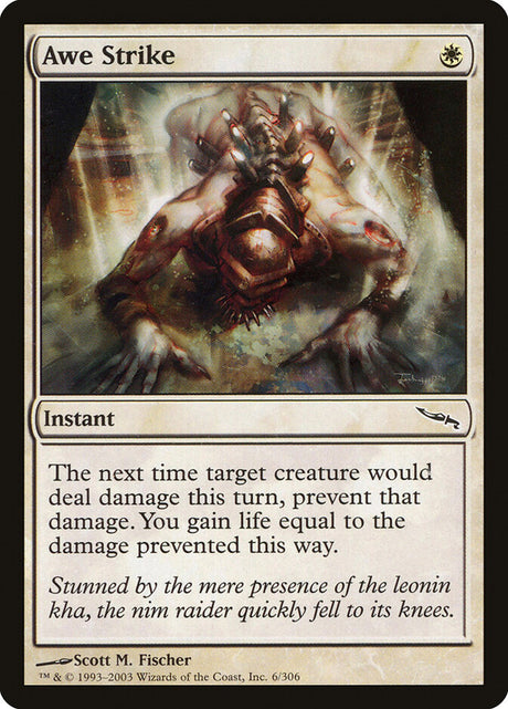 Awe Strike (6) - Mirrodin (MRD)