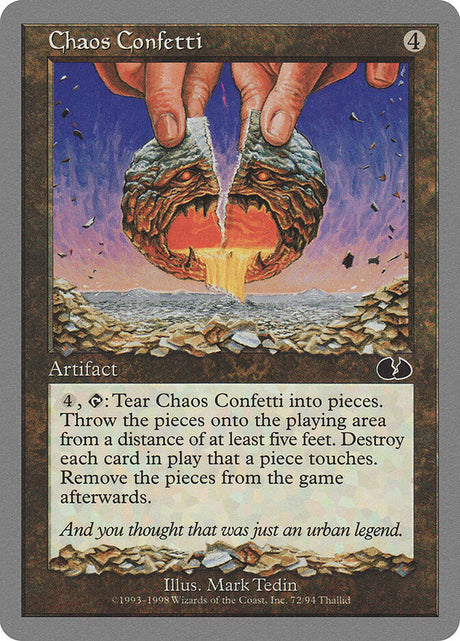 Chaos Confetti (72) - Unglued (UGL)