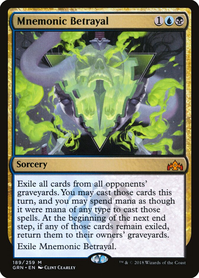 Mnemonic Betrayal (189) - Guilds of Ravnica (GRN)