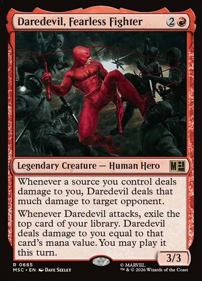 Daredevil, Fearless Fighter (685) - Marvel Super Heroes Commander (MSC)