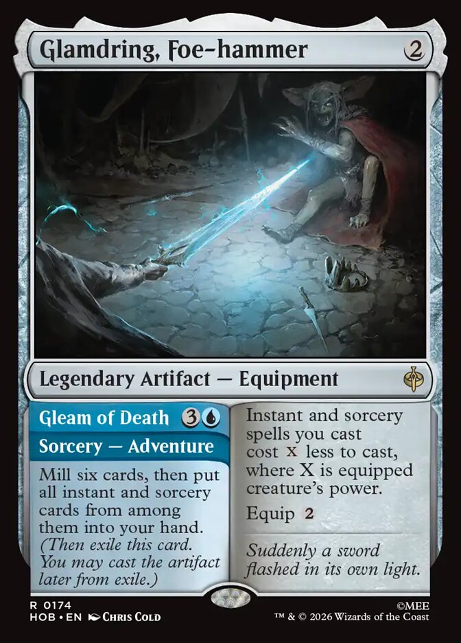 Glamdring, Foe-hammer // Gleam of Death (174) - The Hobbit (HOB)