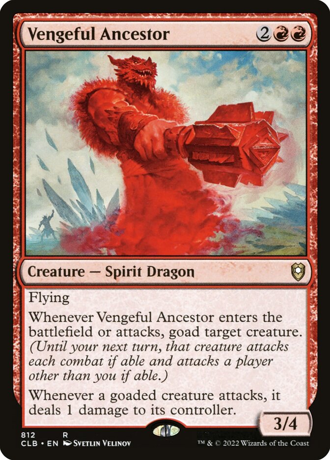 Vengeful Ancestor (812) - Commander Legends: Battle for Baldur's Gate (CLB)