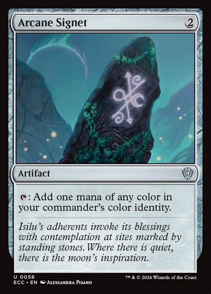 Arcane Signet (56) - Lorwyn Eclipsed Commander (ECC)