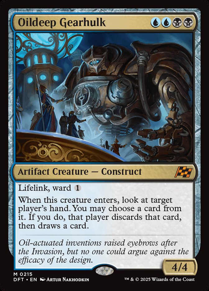 Oildeep Gearhulk - [Foil] Aetherdrift (DFT)