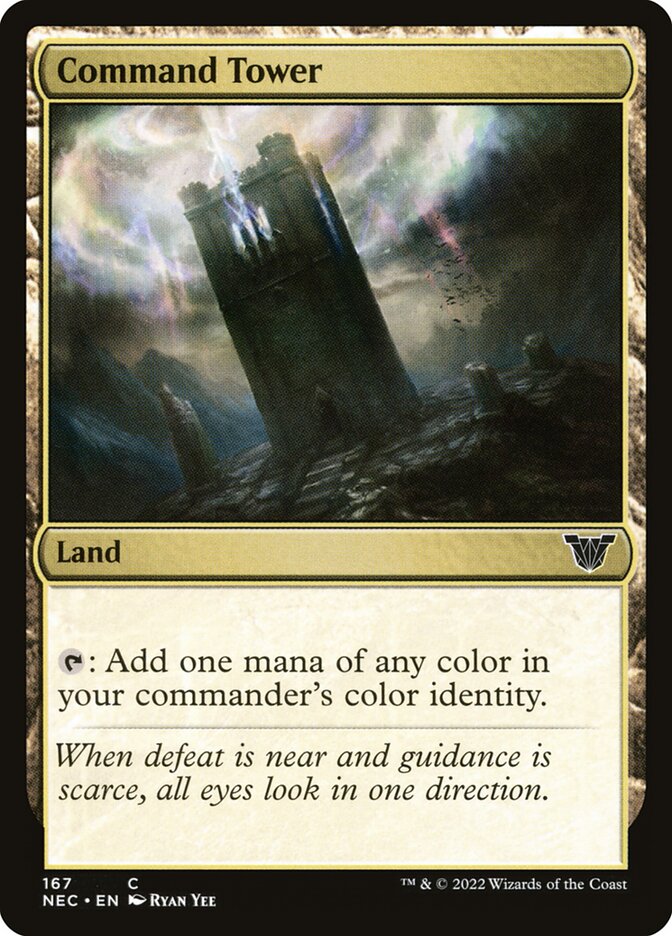 Command Tower (167) - Neon Dynasty Commander (NEC)