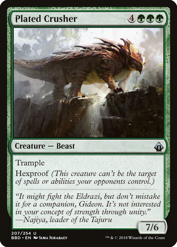 Plated Crusher (207) - Battlebond (BBD)