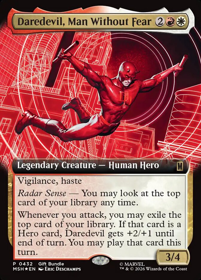 Daredevil, Man Without Fear (432) - Marvel Super Heroes (MSH)