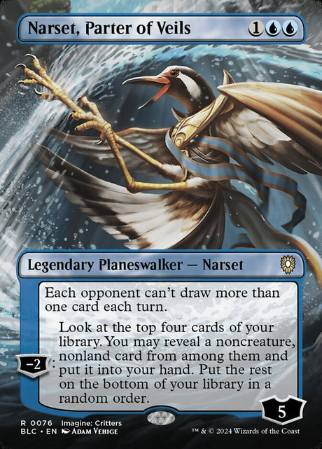 Narset, Parter of Veils (76) - Bloomburrow Commander (BLC)