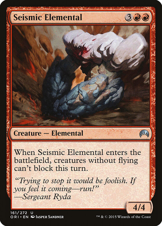 Seismic Elemental (161) - Magic Origins (ORI)