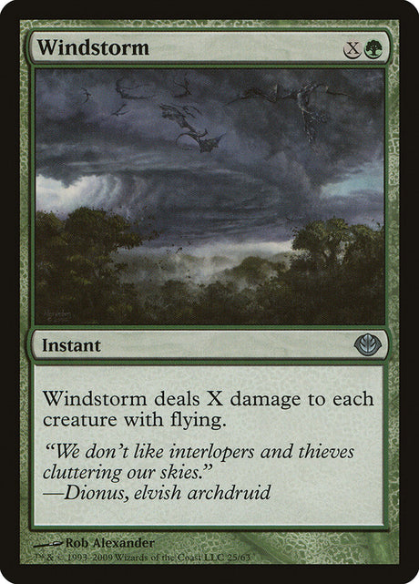 Windstorm (25) - Duel Decks: Garruk vs. Liliana (DDD)