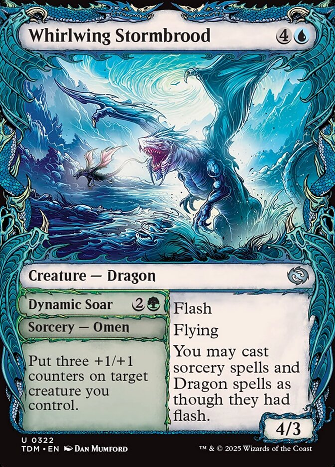 Whirlwing Stormbrood // Dynamic Soar (322) - Tarkir: Dragonstorm (TDM)