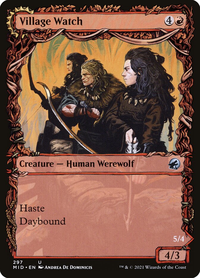 Village Watch // Village Reavers (297) - Innistrad: Midnight Hunt (MID)