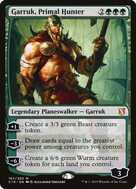 Garruk, Primal Hunter (167) - Commander 2019 (C19)