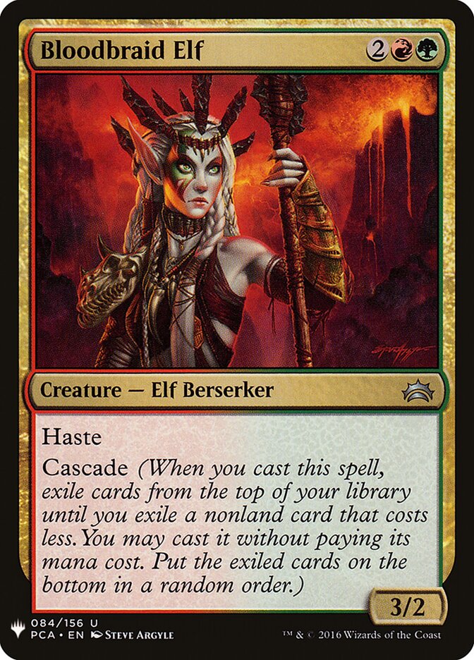 Bloodbraid Elf (PCA-84) - The List (PLST)