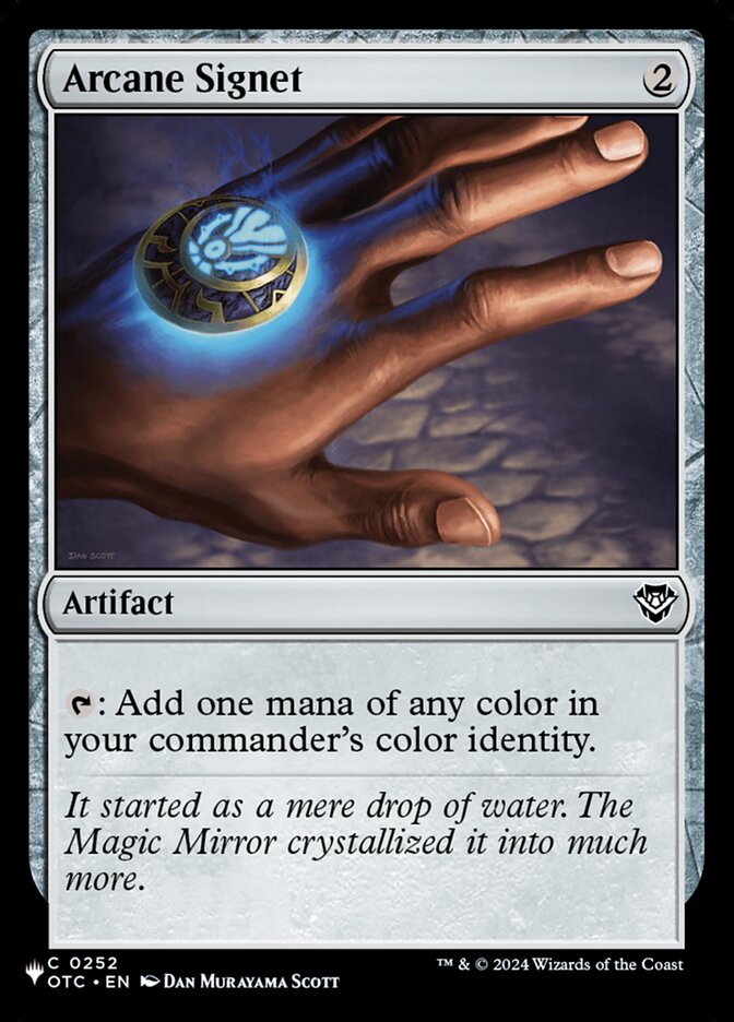 Arcane Signet (OTC-252) - The List (PLST)
