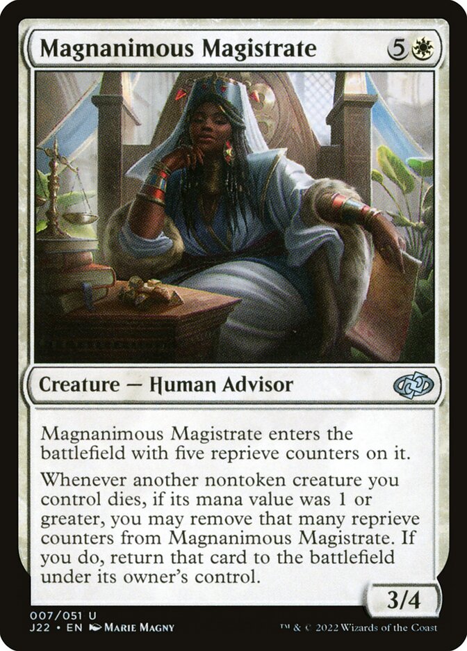 Magnanimous Magistrate (7) - Jumpstart 2022 (J22)