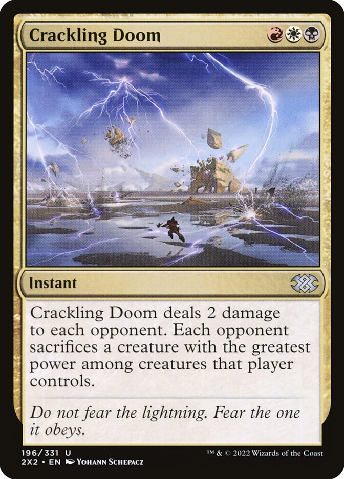 Crackling Doom (196) - Double Masters 2022 (2X2)