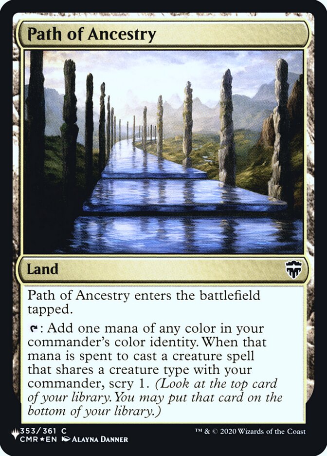Path of Ancestry (CMR-353) - The List (PLST)