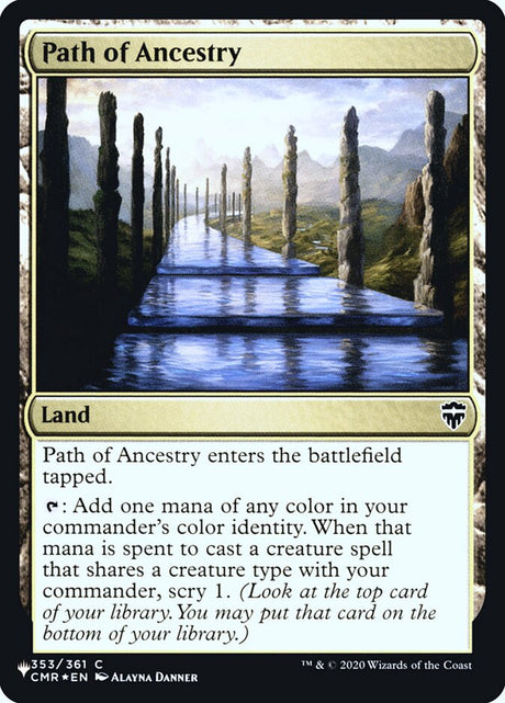 Path of Ancestry (CMR-353) - The List (PLST)