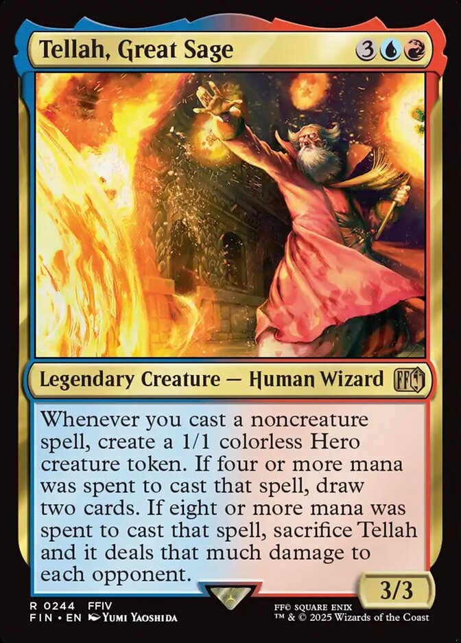 Tellah, Great Sage (244) - [Foil] Final Fantasy (FIN)