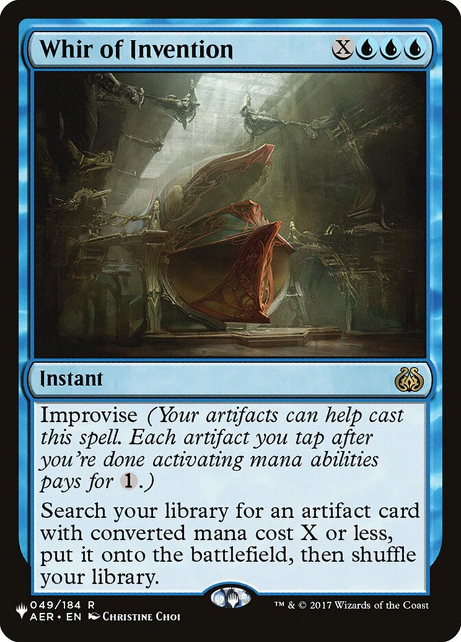 Whir of Invention - The List (PLST)