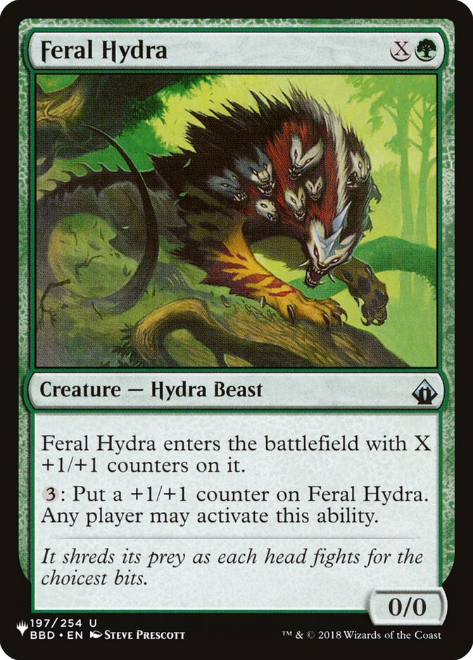 Feral Hydra (BBD-197) - The List (PLST)