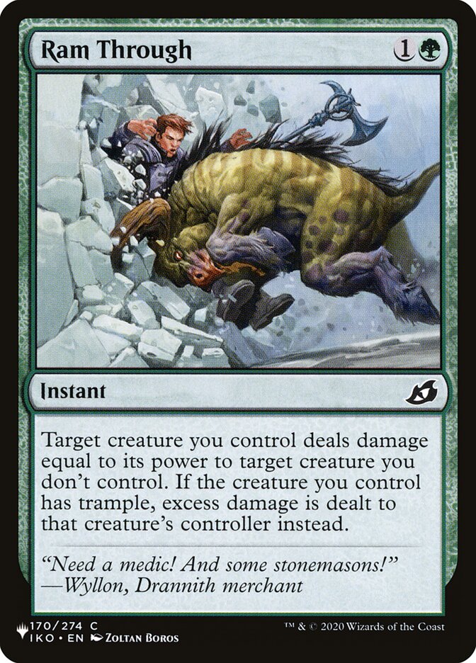 Ram Through (IKO-170) - The List (PLST)