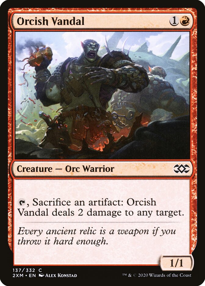 Orcish Vandal (137) - Double Masters (2XM)