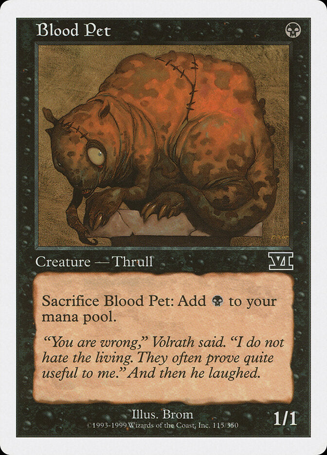 Blood Pet (115) - Classic Sixth Edition (6ED)