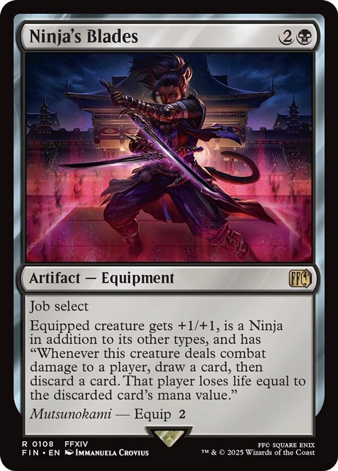 Ninja's Blades (108) - [Foil] Final Fantasy (FIN)