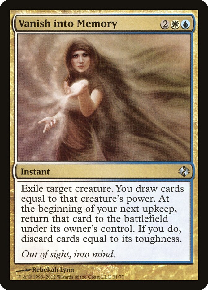Vanish into Memory (31) - Duel Decks: Venser vs. Koth (DDI)