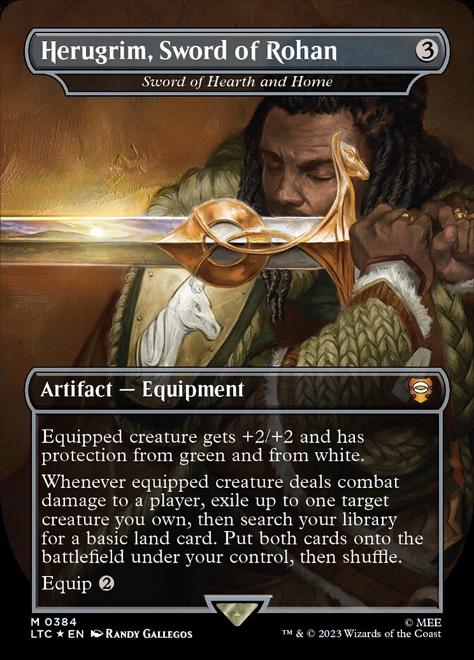 Herugrim, Sword of Rohan - Sword of Hearth and Home - Tales of Middle-earth Commander (LTC)